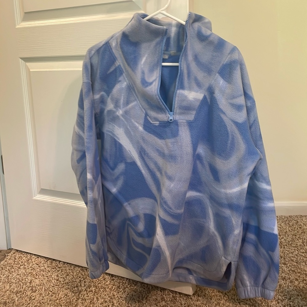 Zella Tie Dye Quarter Zip